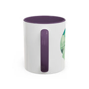 Green Planet Wrapped In A Bow Accent Coffee Mug