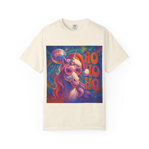 'Ho Ho Ho' Santa Unicorn Unisex T-shirt