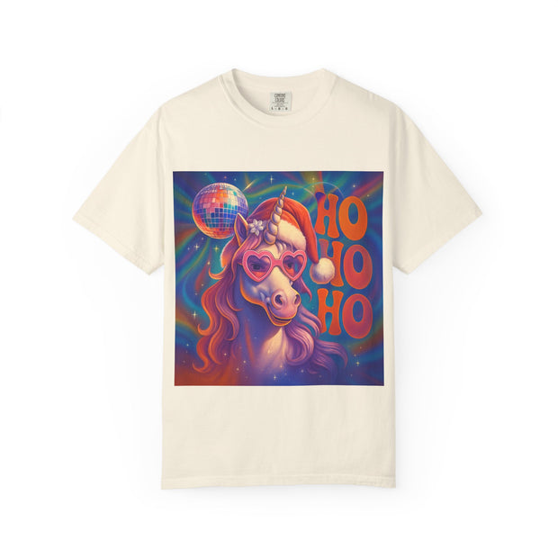 'Ho Ho Ho' Santa Unicorn Unisex T-shirt