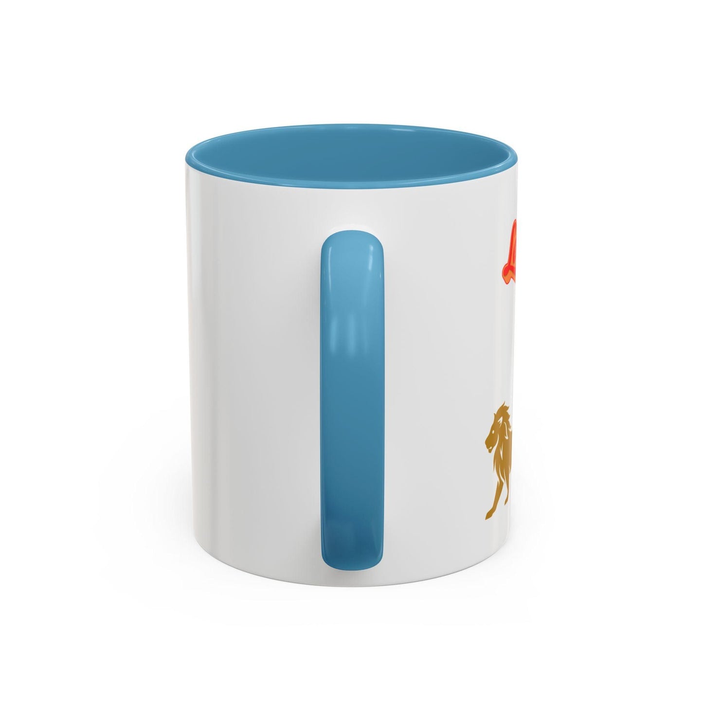 'Leo' Zodiac Accent Coffee Mug