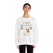 'You and Me Against The World' Unisex Crewneck Sweatshirt