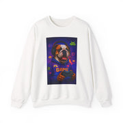 Gaming Dog Crewneck Sweatshirt, Cozy Gamer Gift, Unisex Sweatshirt, Video Game Lover Apparel, Fun Dog Design Sweatshirt