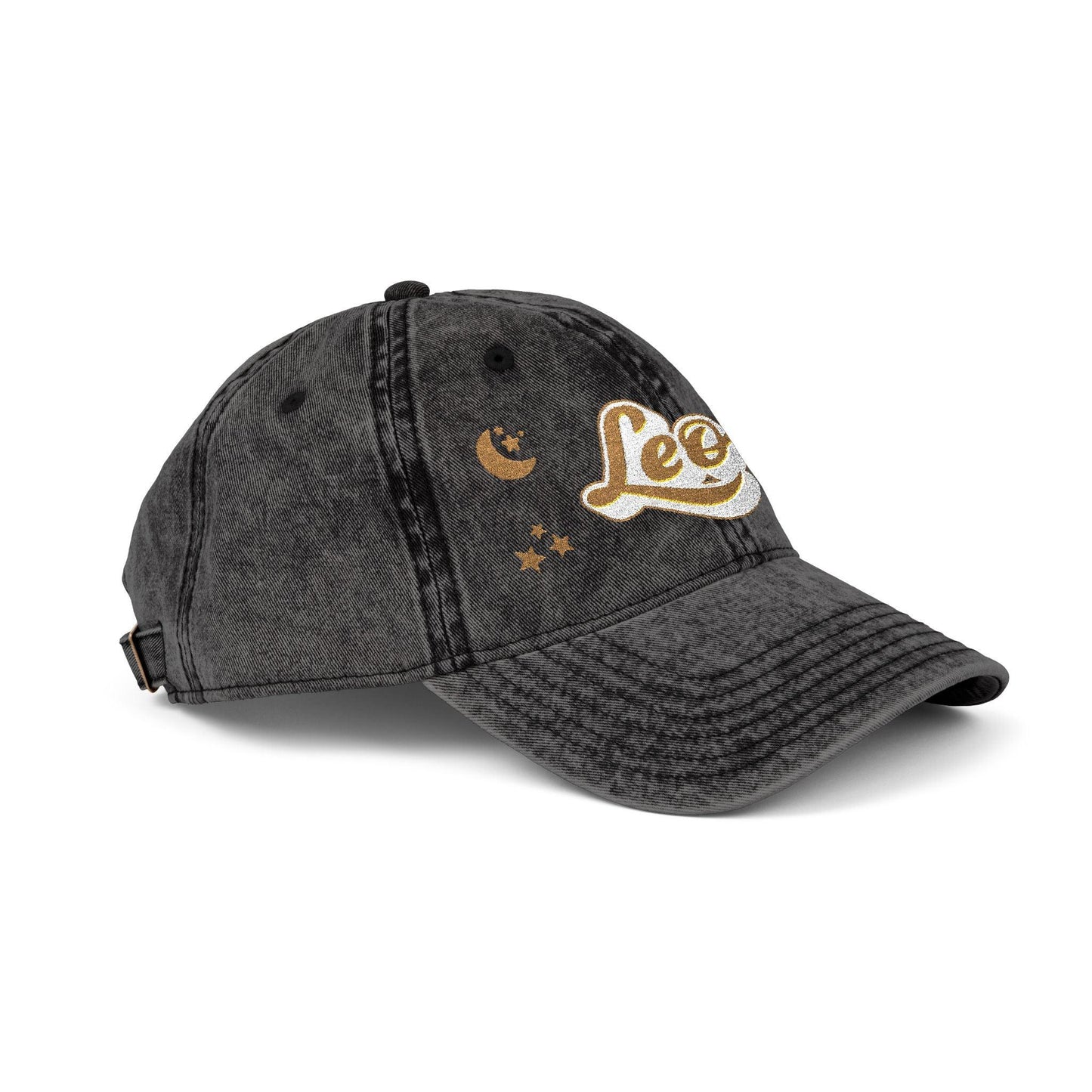 'Leo' Vintage Embroidered Cap