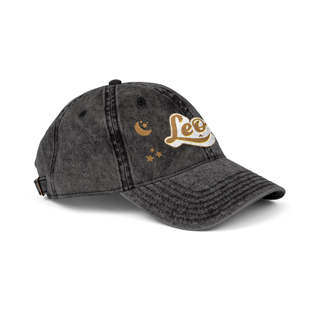 'Leo' Vintage Embroidered Cap