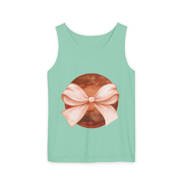 Mars Wrapped In Bow Unisex Tank Top