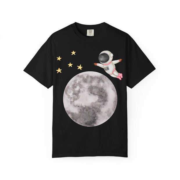 Astronaut Flying To The Moon Unisex T-Shirt