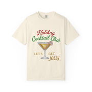 Holiday Cocktail Club T-Shirt | Let's Get Jolly Christmas Tee