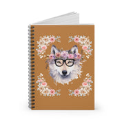 Geeky Goddess Wolf Spiral Notebook