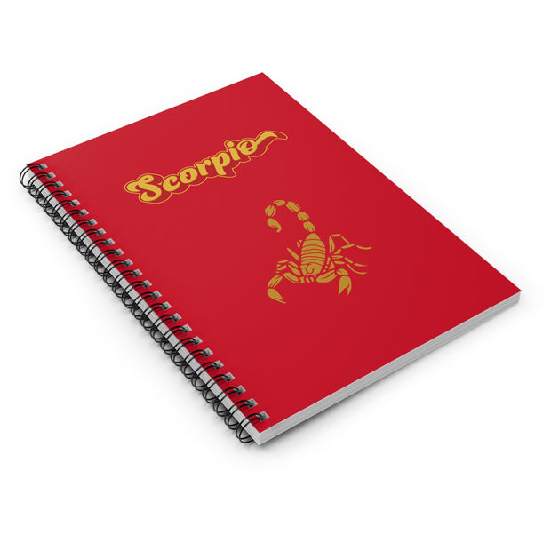 'Scorpio' Zodiac Spiral Notebook