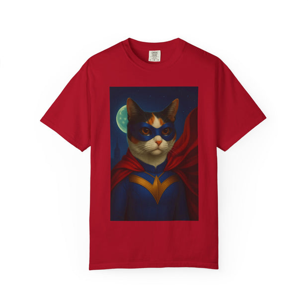 Superhero Tri-Colored Cat Unisex T-shirt
