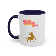 'Taurus' Zodiac Accent Coffee Mug