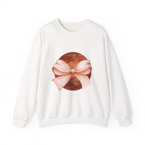 Mars Wrapped In A Bow Unisex Crewneck Sweatshirt