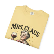 Mrs. Claus Wine Club T-Shirt, Fun Christmas Tee, Holiday Humor Shirt, Unique Gift for Wine Lovers, Mrs Claus Wine Lover Apparel