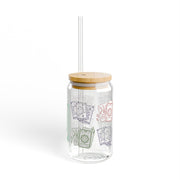'The Hermit' Tarot Card Sipper Glass