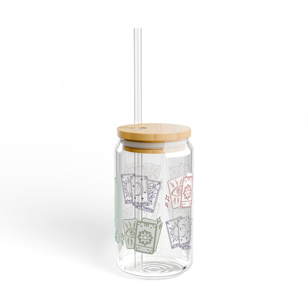 'The Hermit' Tarot Card Sipper Glass