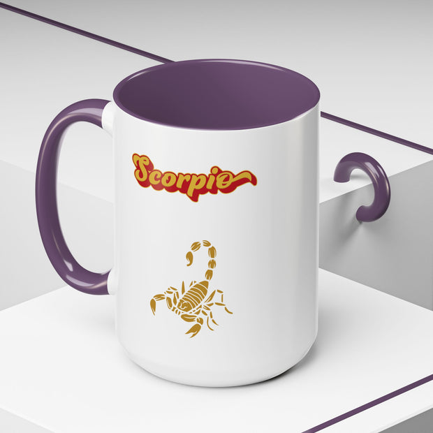 'Scorpio' Accent Coffee Mug