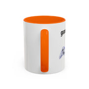 'Game On, Coffee First' Accent Coffee Mug