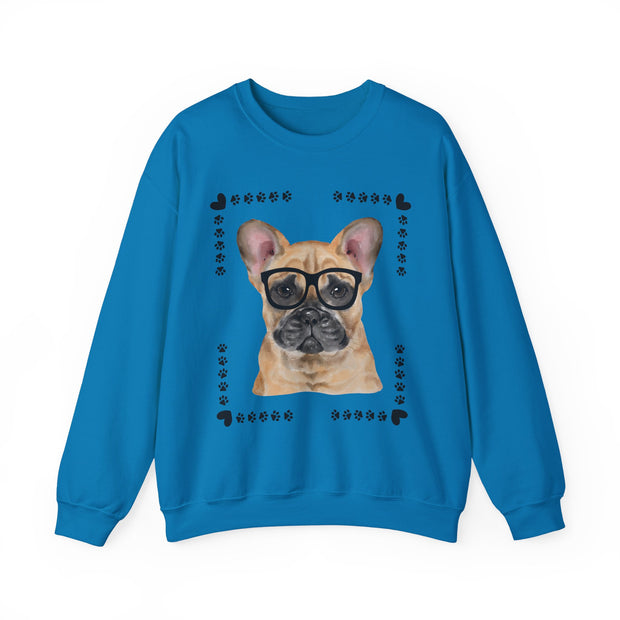 Geeky Good French Bulldog Unisex Sweatshirt