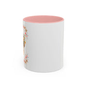 Geeky Goddess Pug Accent Coffee Mug