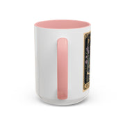 'The Bookworm' Tarot Card Accent Coffee Mug