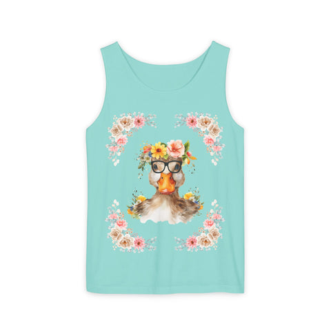 Geeky Goddess Duck Unisex Tank Top