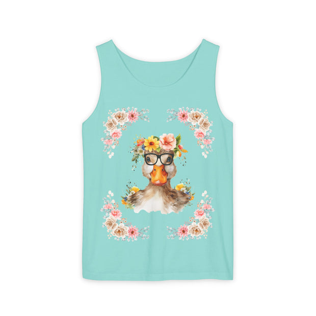 Geeky Goddess Duck Unisex Tank Top