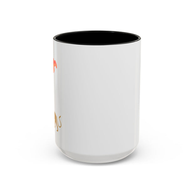 'Leo' Zodiac Accent Coffee Mug