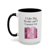 'I Like Big Books and I Cannot Lie' Accent Coffee Mug