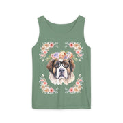 Geeky Goddess Saint Bernard Unisex Tank Top