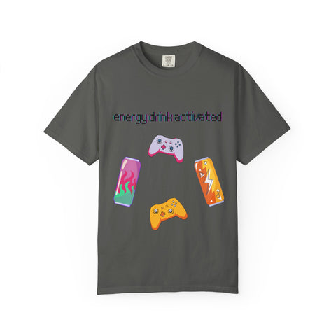 'Energy Drink Activated' Gamer Unisex T-Shirt