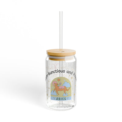 Aries 'Ram-bunctious and Proud' Sipper Glass