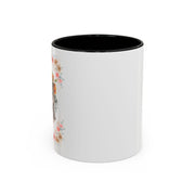 Geeky Goddess Gray Cat Accent Coffee Mug