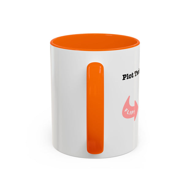 'Plot Twist Energy' Accent Coffee Mug