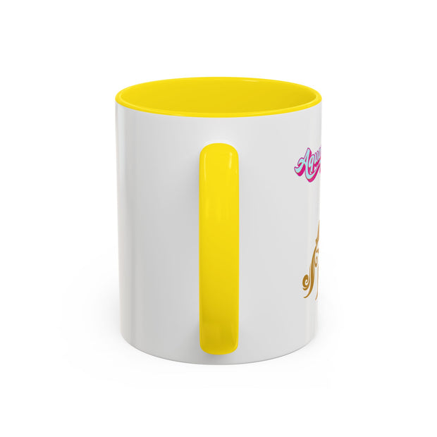 'Aquarius' Zodiac Accent Coffee Mug