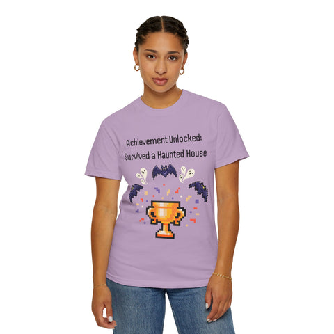 'Achievement Unlocked Haunted House' Unisex T-Shirt