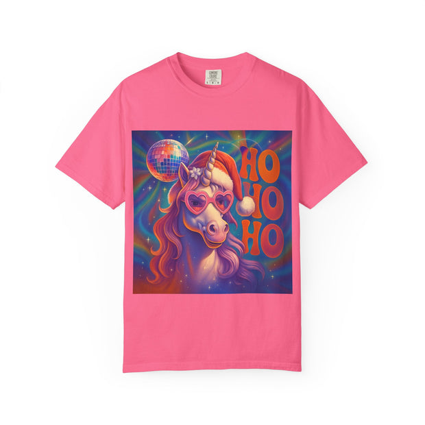 'Ho Ho Ho' Santa Unicorn Unisex T-shirt