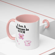 'I Am A Woman In STEM' Nurse Accent Coffee Mug