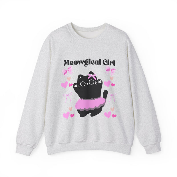 'Meowgical Girl' Unisex Crewneck Sweatshirt