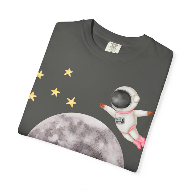Astronaut Flying To The Moon Unisex T-Shirt