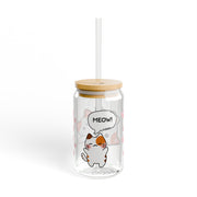 'Meow' Cute Cat Sipper Glass