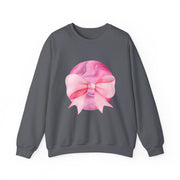 Pink Planet Wrapped In A Bow Unisex Crewneck Sweatshirt