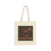 'Witching Hour' Cotton Canvas Tote Bag
