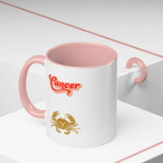 'Cancer' Zodiac Accent Coffee Mug