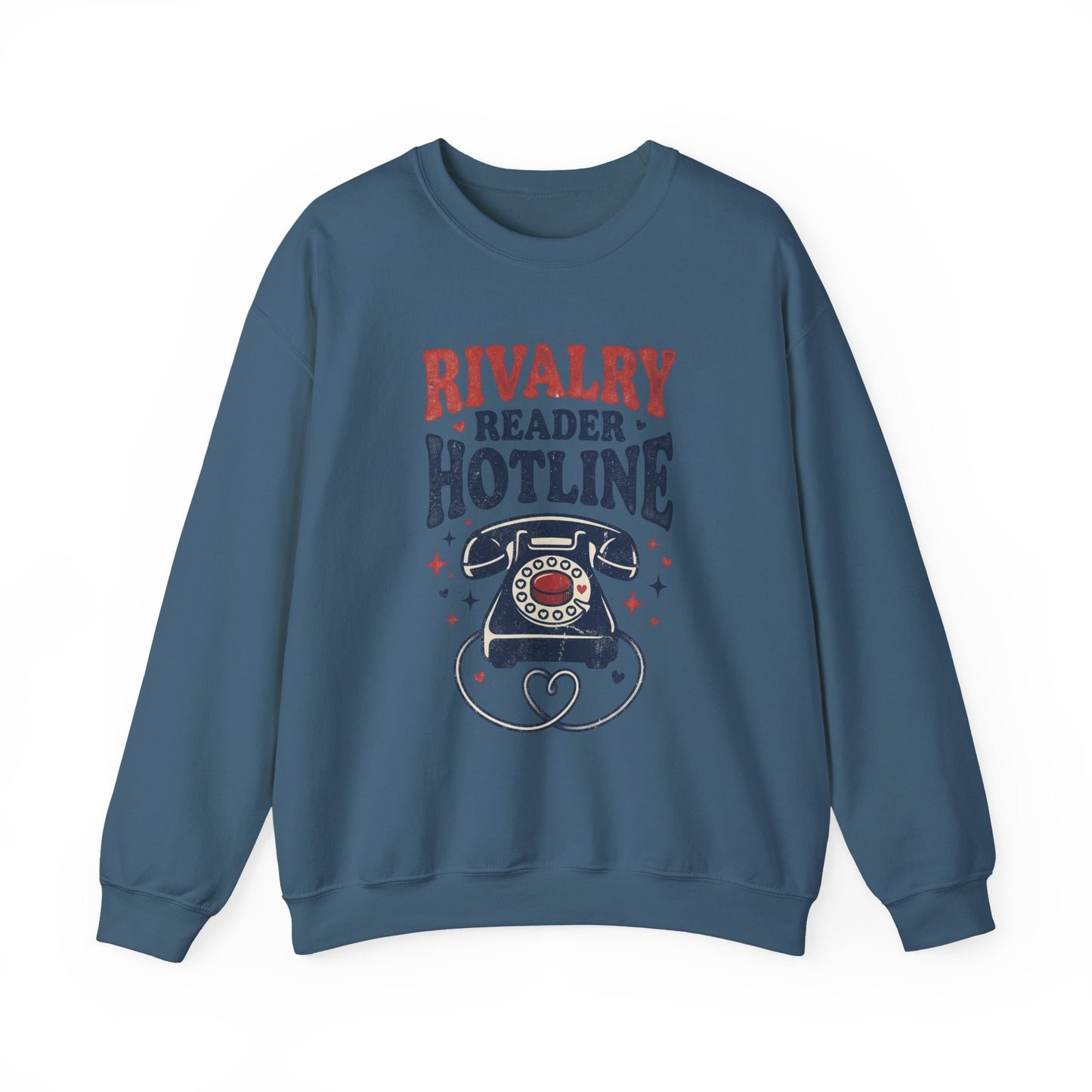 Rivalry Reader Hotline Sweatshirt, Hockey Romance Booktok Crewneck, Sports Romance Reader Pullover