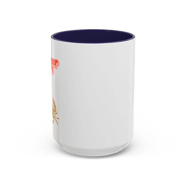 'Cancer' Zodiac Accent Coffee Mug