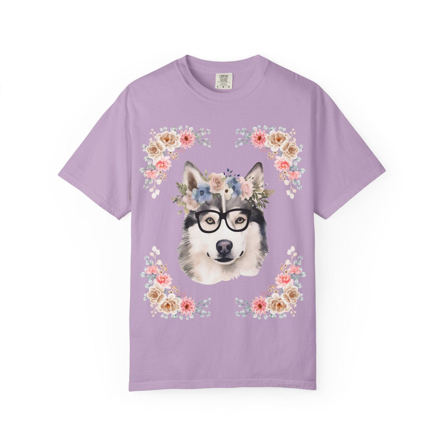 Geeky Goddess Siberian Husky Unisex T-Shirt