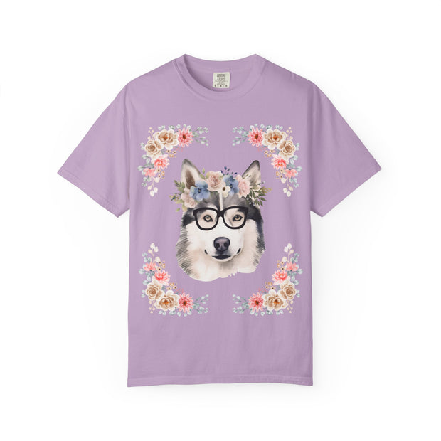 Geeky Goddess Siberian Husky Unisex T-Shirt