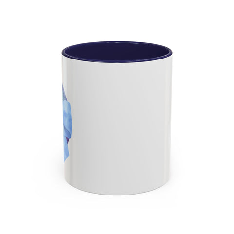 Blue/Green Planet Wrapped In A Bow Accent Coffee Mug
