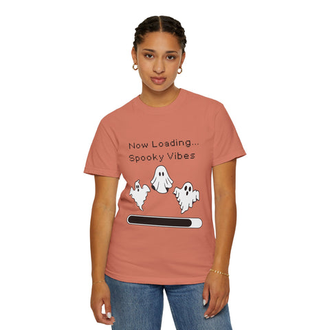 'Now Loading...Spooky Vibes' Unisex T-Shirt