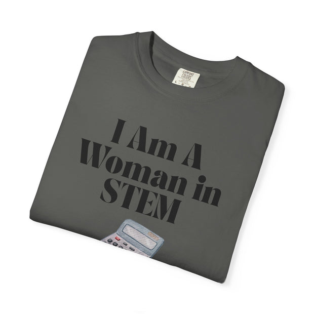 'I Am A Woman STEM' Mathematics Unisex T-Shirt